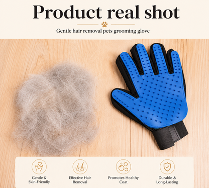 Pet Hair Removal Grooming Gloves