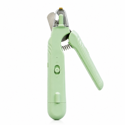 Pet nail clipper with LED light